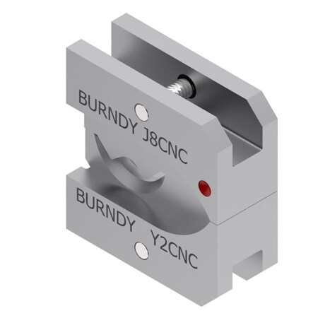 Burndy J DIE #8 UPPER HEAD GROOVE, 49 Index, RoHS Compatible, Red J8CNC